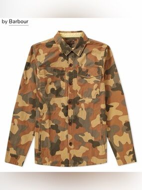 Barbour Camo Field Jacket - Brown Multi